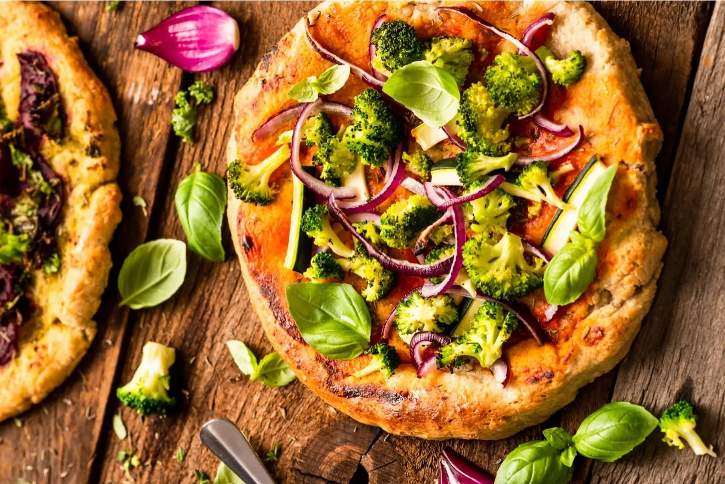 Pizza de verduras